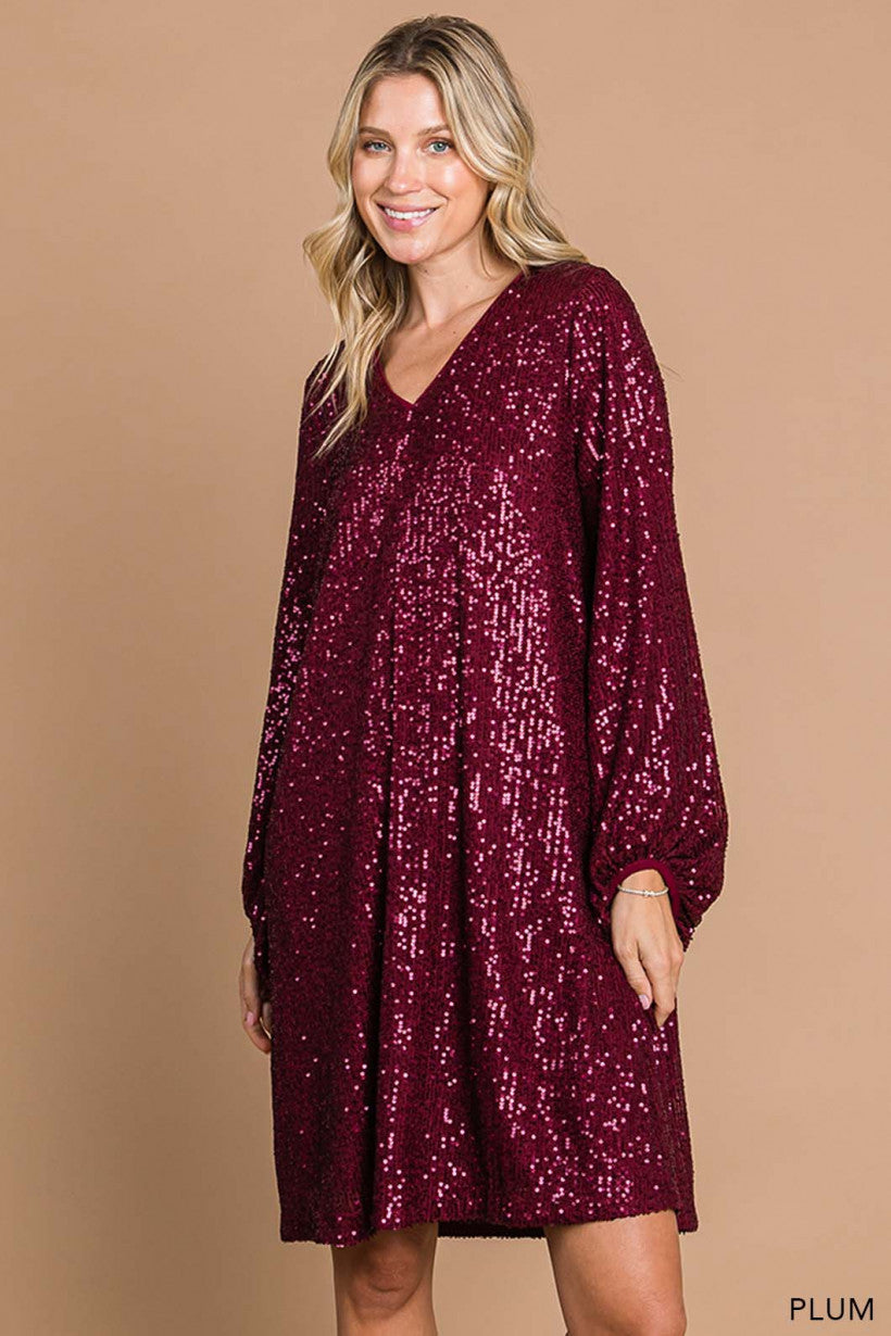 Set Me Free Sequin Dress