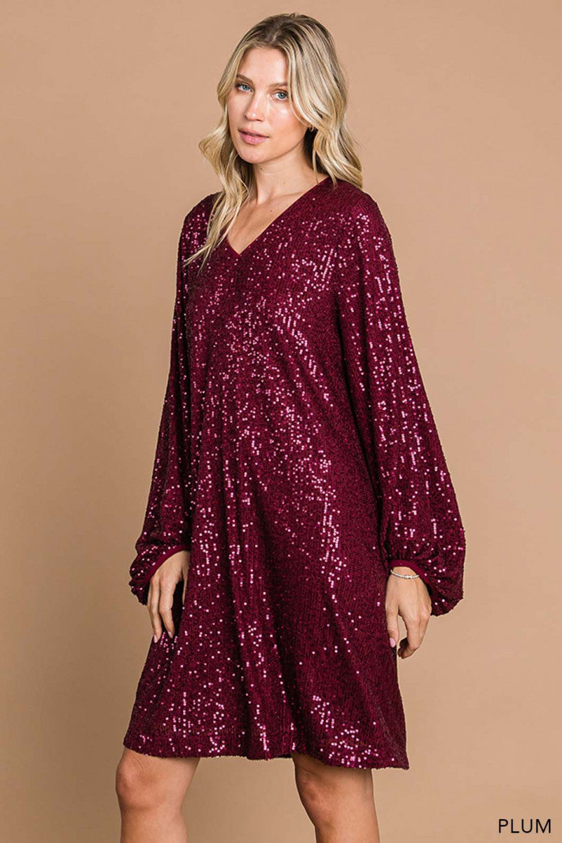 Set Me Free Sequin Dress