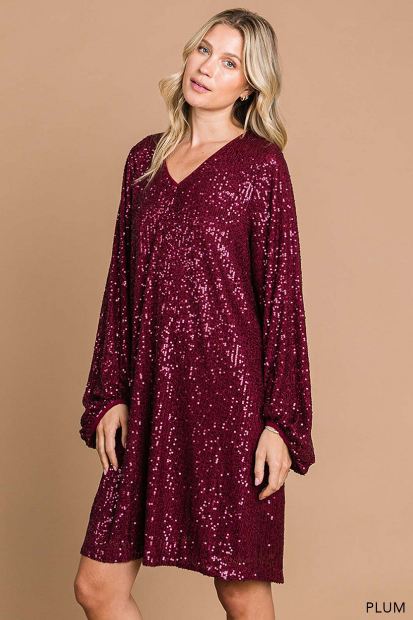 Set Me Free Sequin Dress