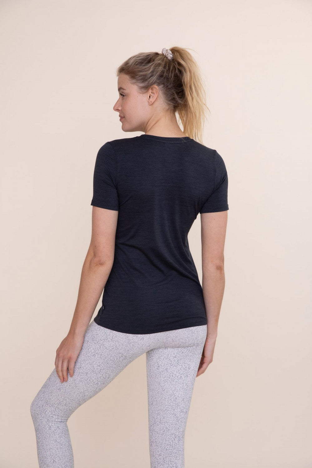 Walk With Me Athletic Tee - Black