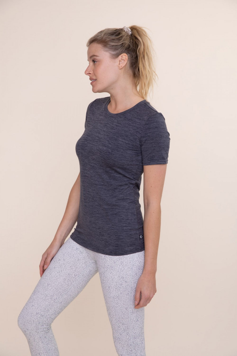 Walk With Me Athletic Tee - Heather Grey