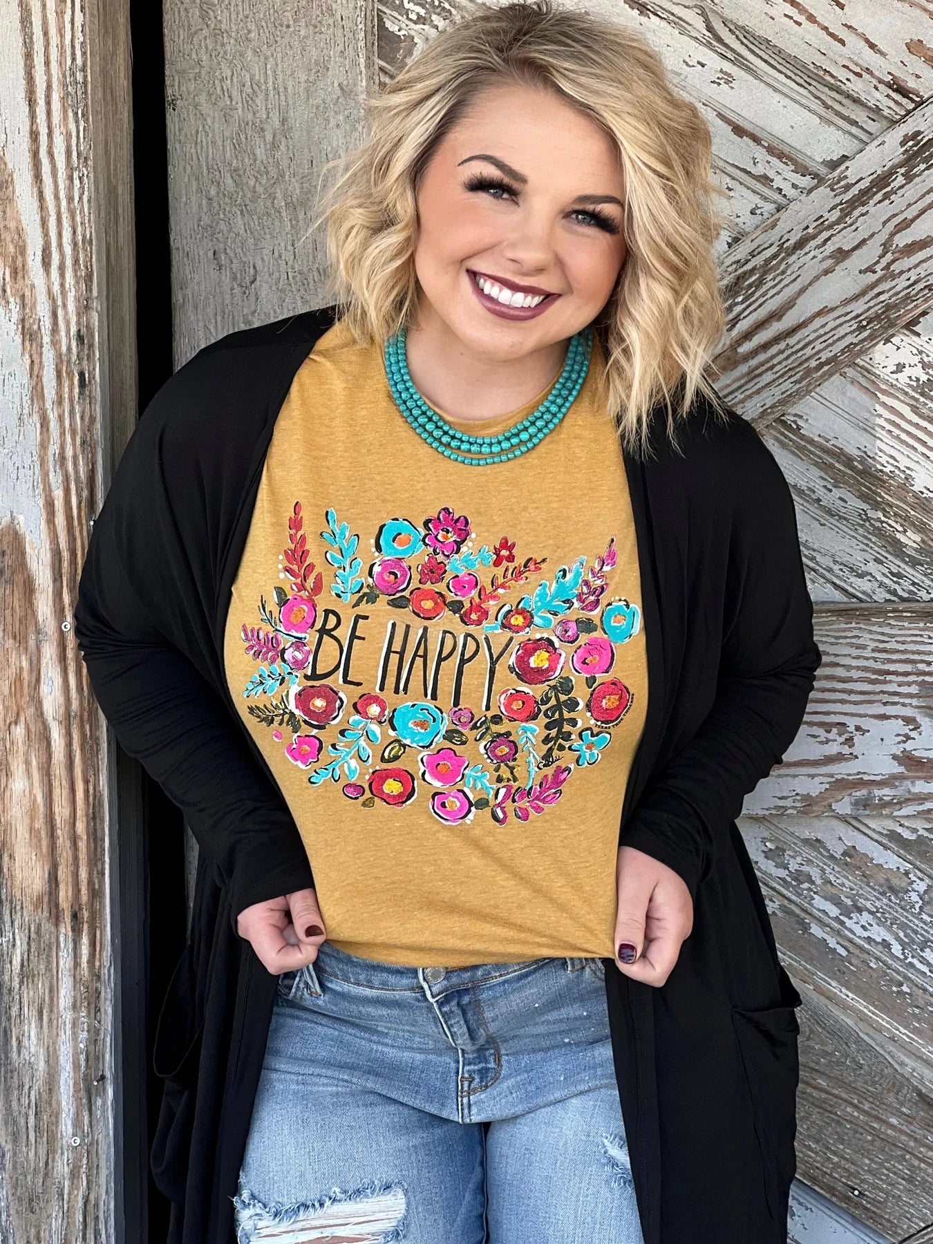 Be Happy Graphic Tee