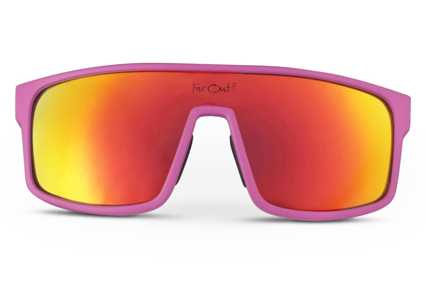 FarOut Sunglasses - Hot Pink Polarized Retros Pink Lens