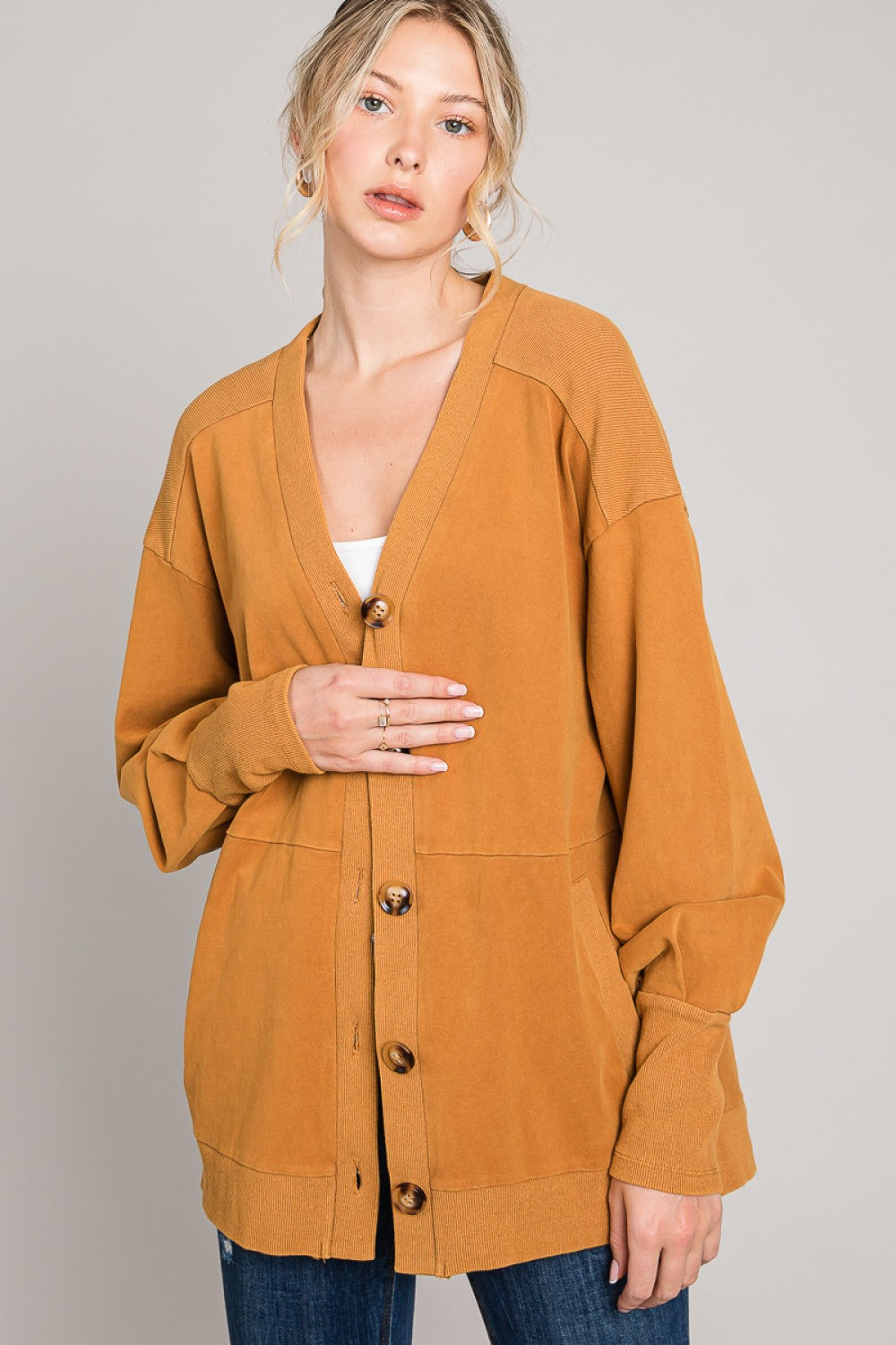 Won't You Be My Neighbor Cardigan - Cinnamon