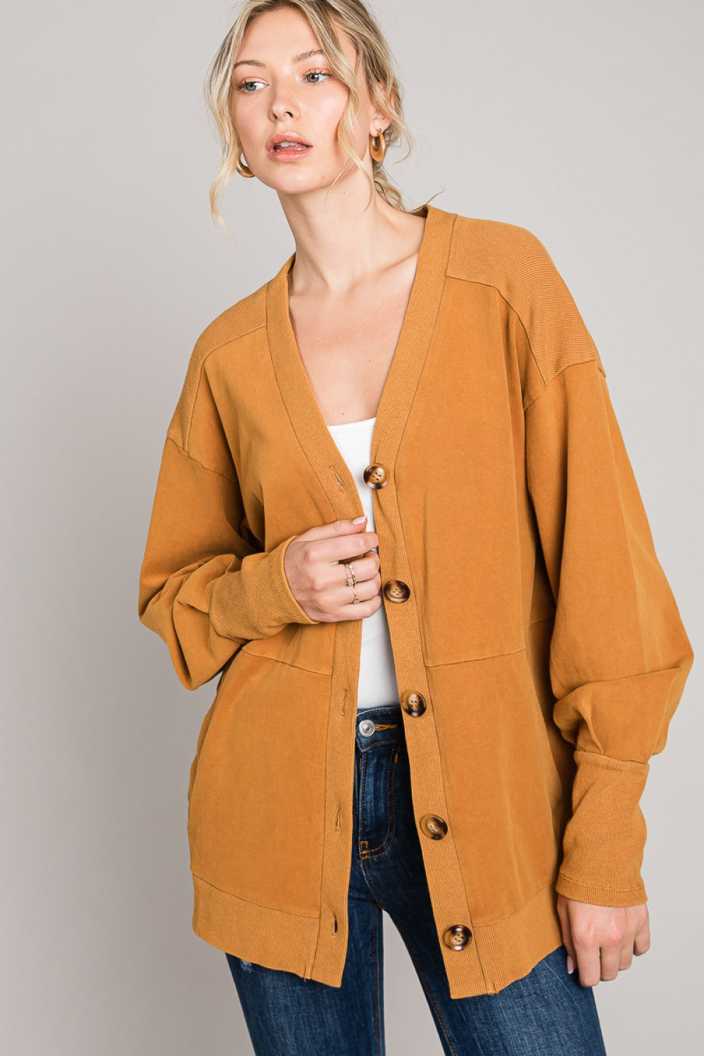 Won't You Be My Neighbor Cardigan - Cinnamon