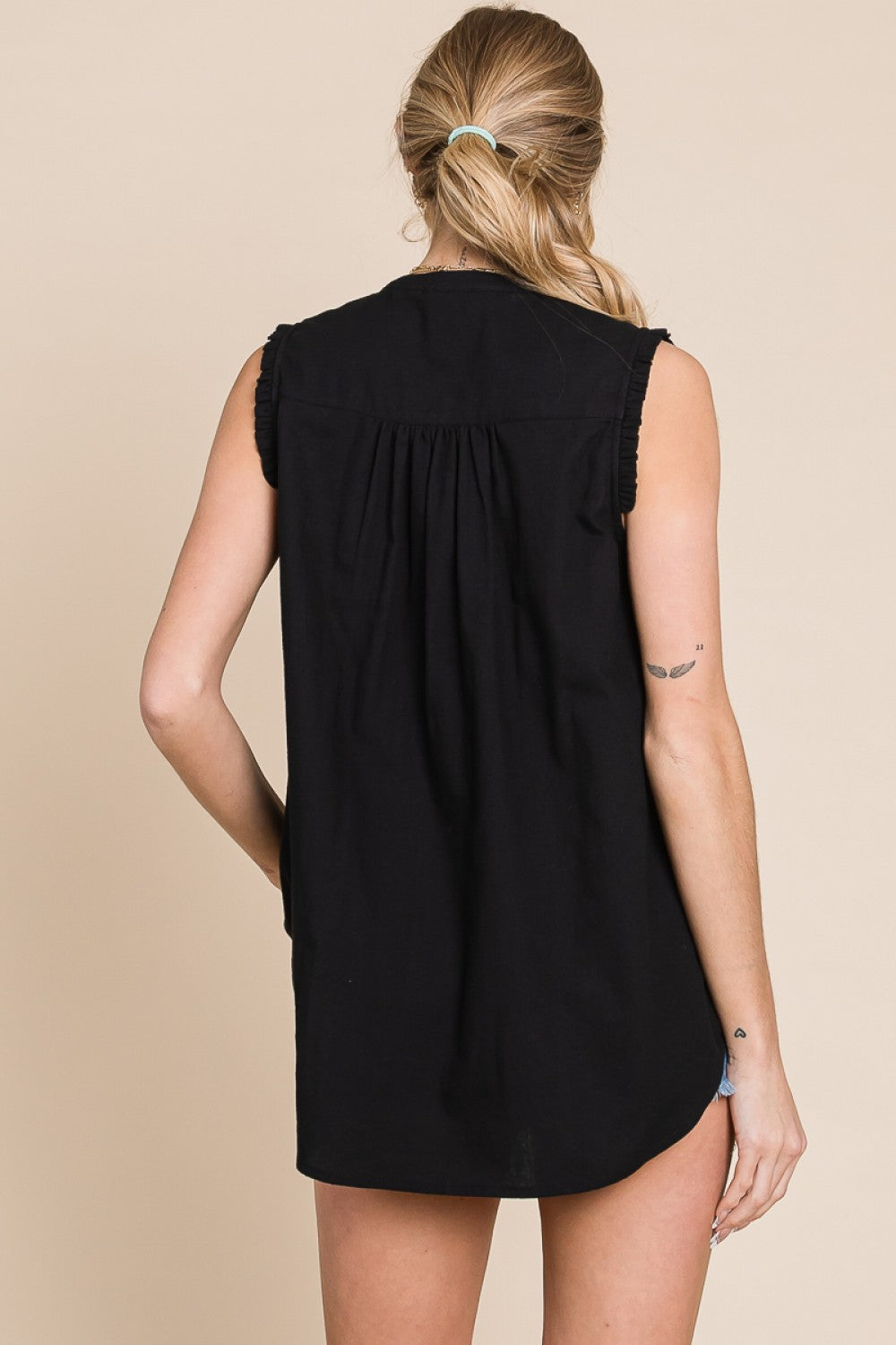 Coming to You Button Down - Black