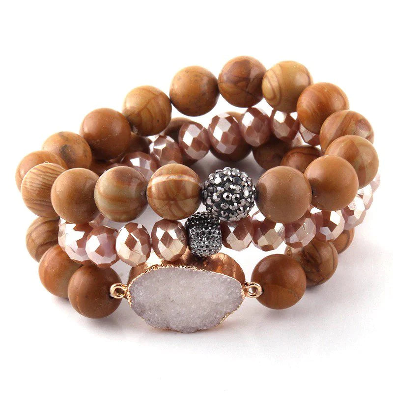 Kingdom Girl - Heavy Bead Set - Woodstone