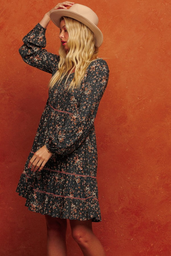 So In Tune Ditzy Floral Dress