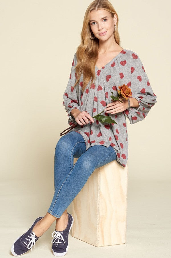 Hearts Full of Love Blouse