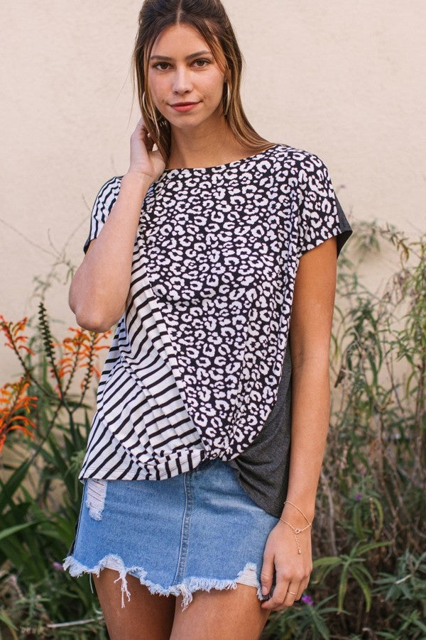 Sweet Memories Top - Charcoal