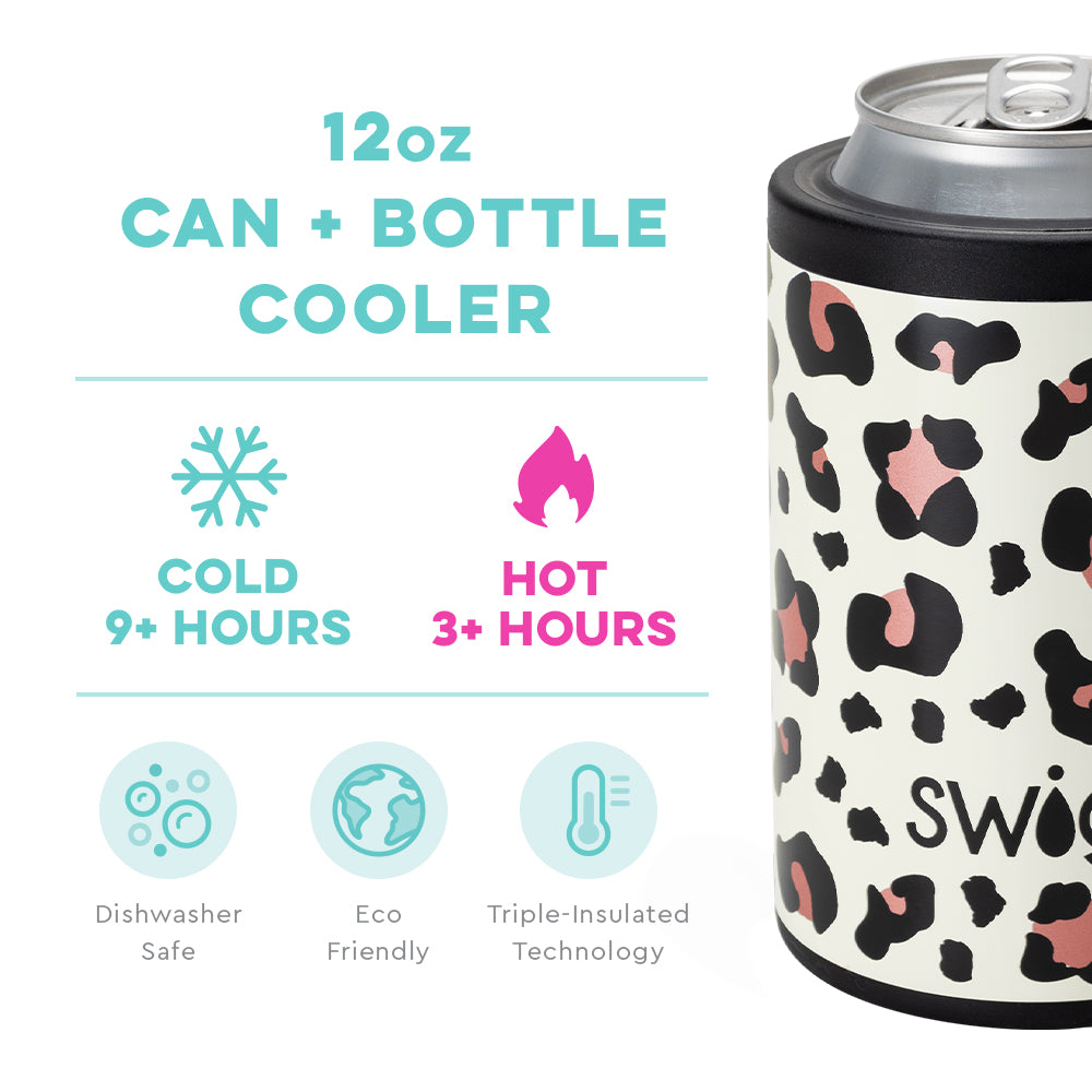 Swig Luxy Leopard Can + Bottle Cooler (12oz)