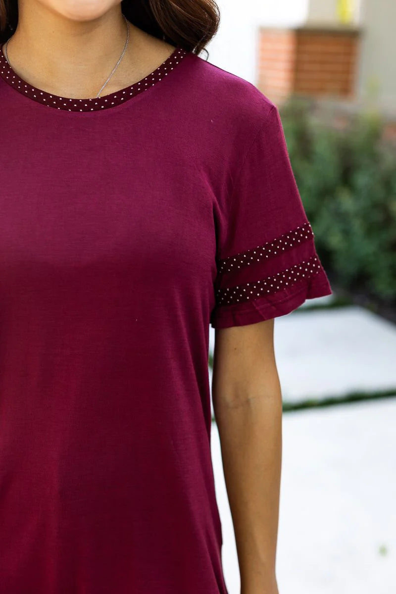 Right and Wrong Polka Dot Tee