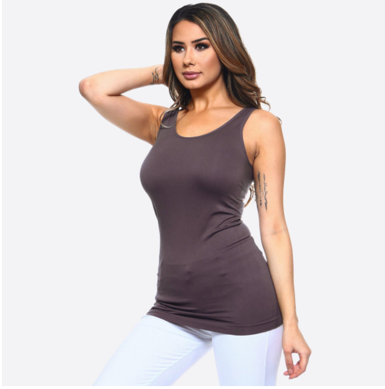 Seamless Tank - Grey