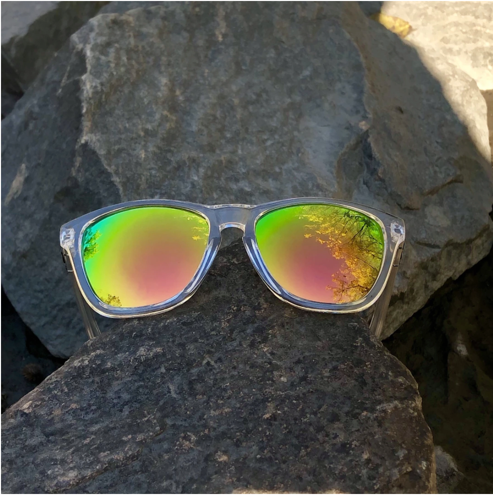 FarOut Sunglasses - Clear Polarized Premiums Pink Lens
