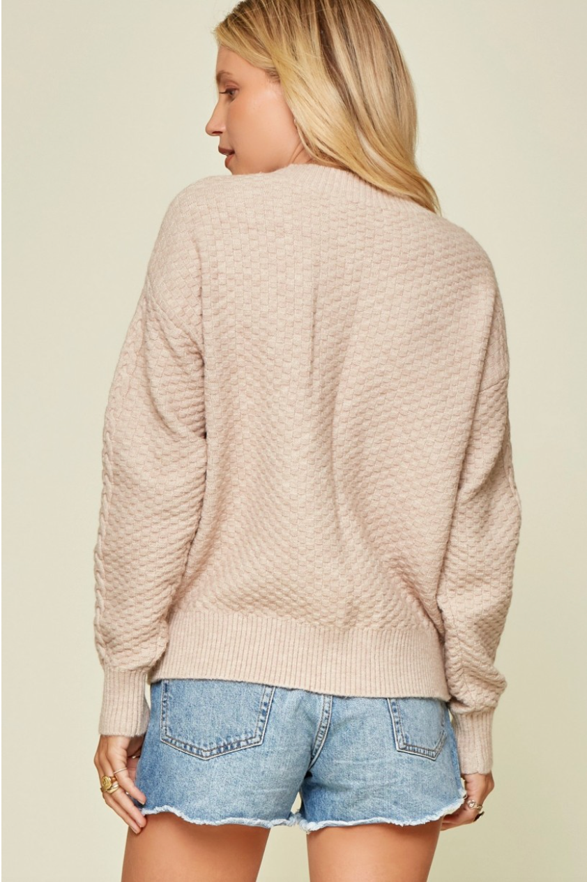 It's A Good Life Cable Sweater