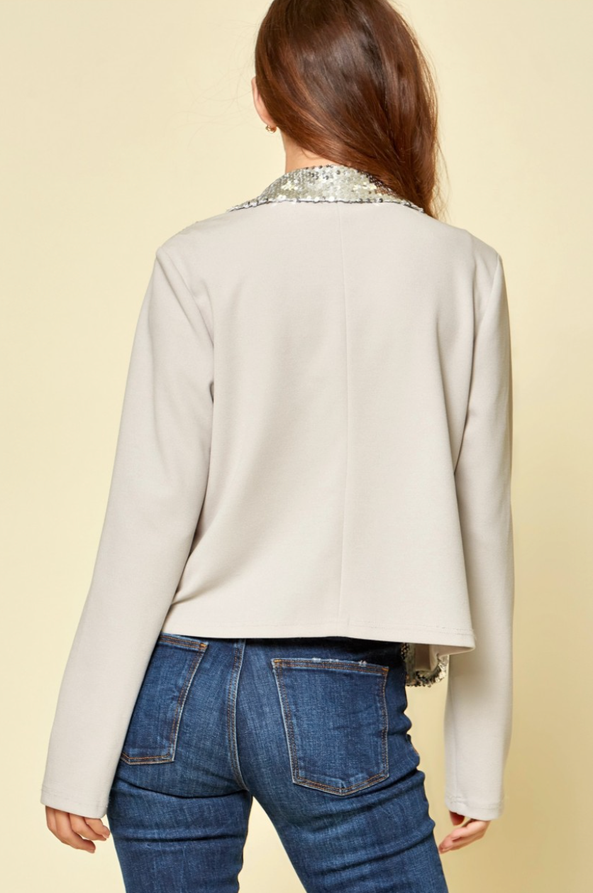 Dazzling Nights Sequin Blazer