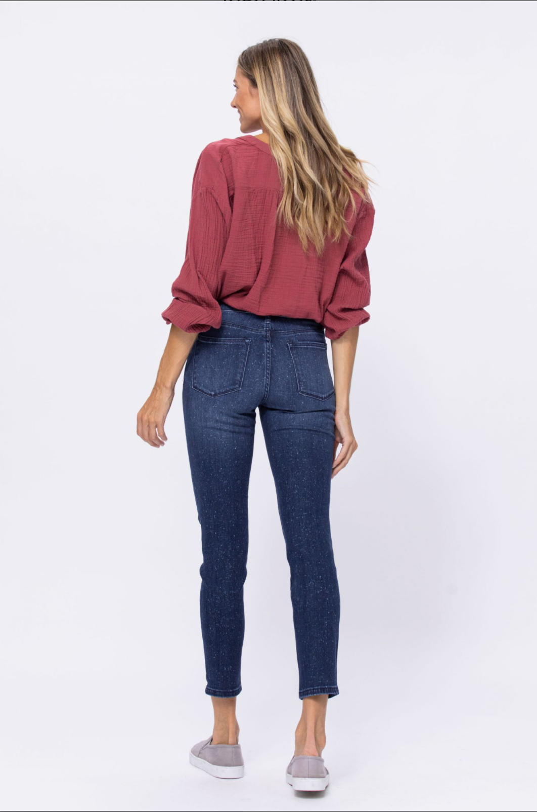 Judy Blue Mineral Wash Relaxed Fit Jeans