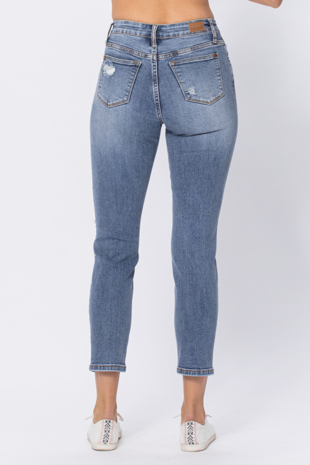 Judy Blue Destroyed Girlfriend Jeans