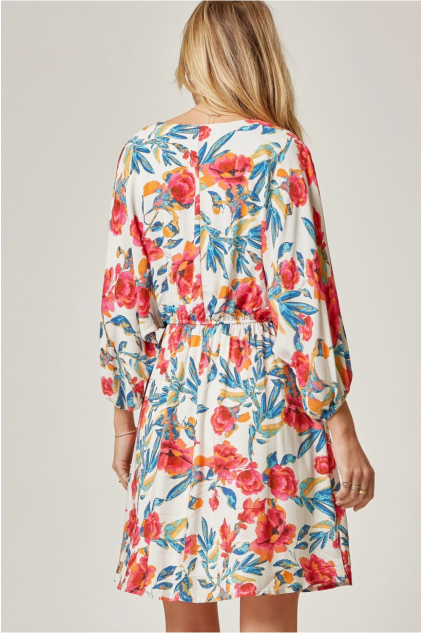 Made For You Floral Dress - Ivory