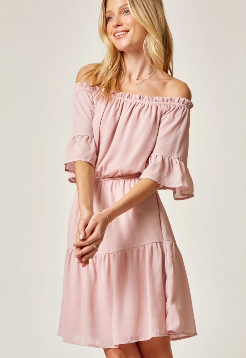 Set Me Free Dress - Mauve