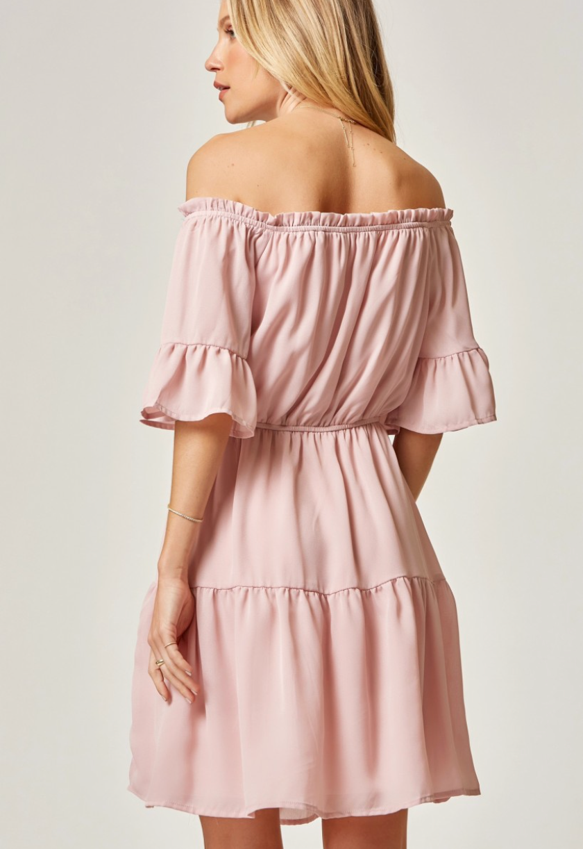 Set Me Free Dress - Mauve