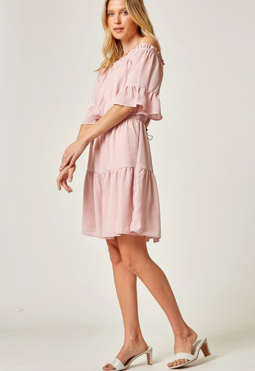 Set Me Free Dress - Mauve