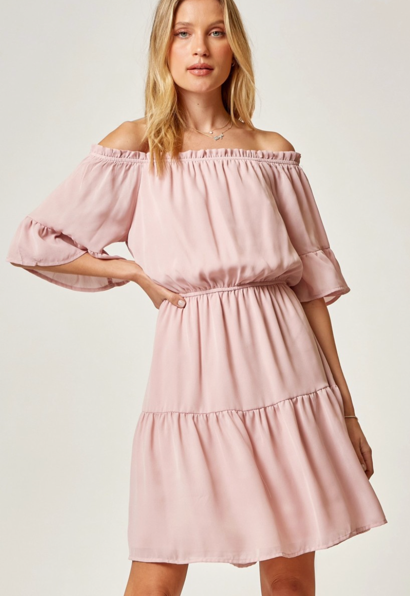 Set Me Free Dress - Mauve