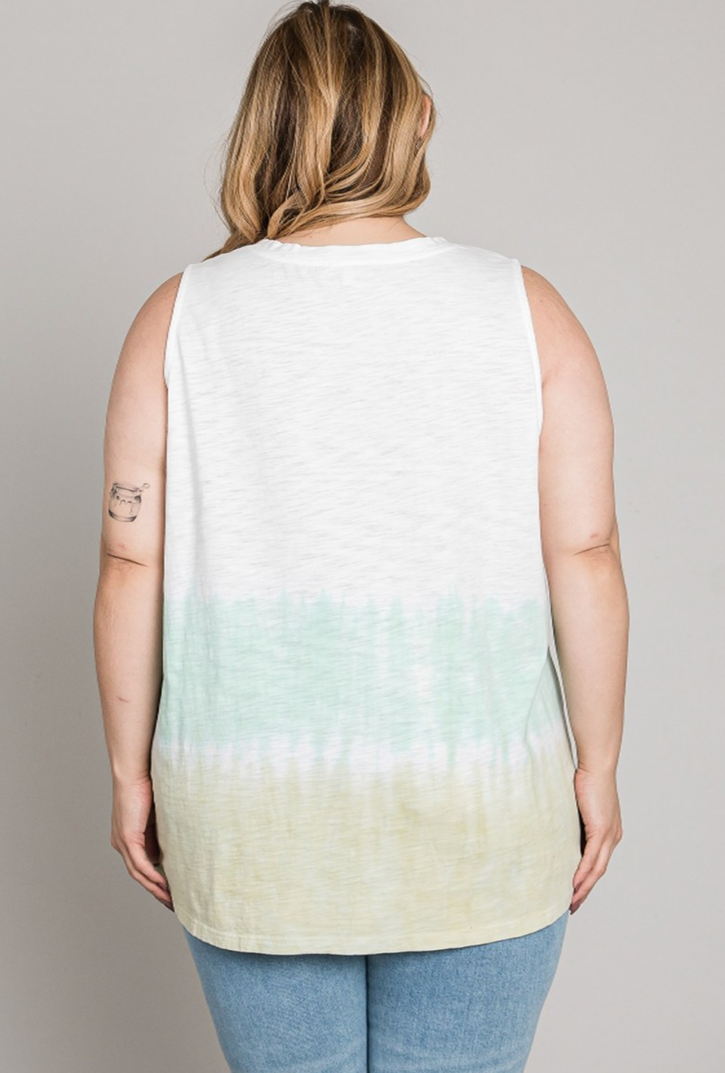 See Your Smile Dip Dye Tank