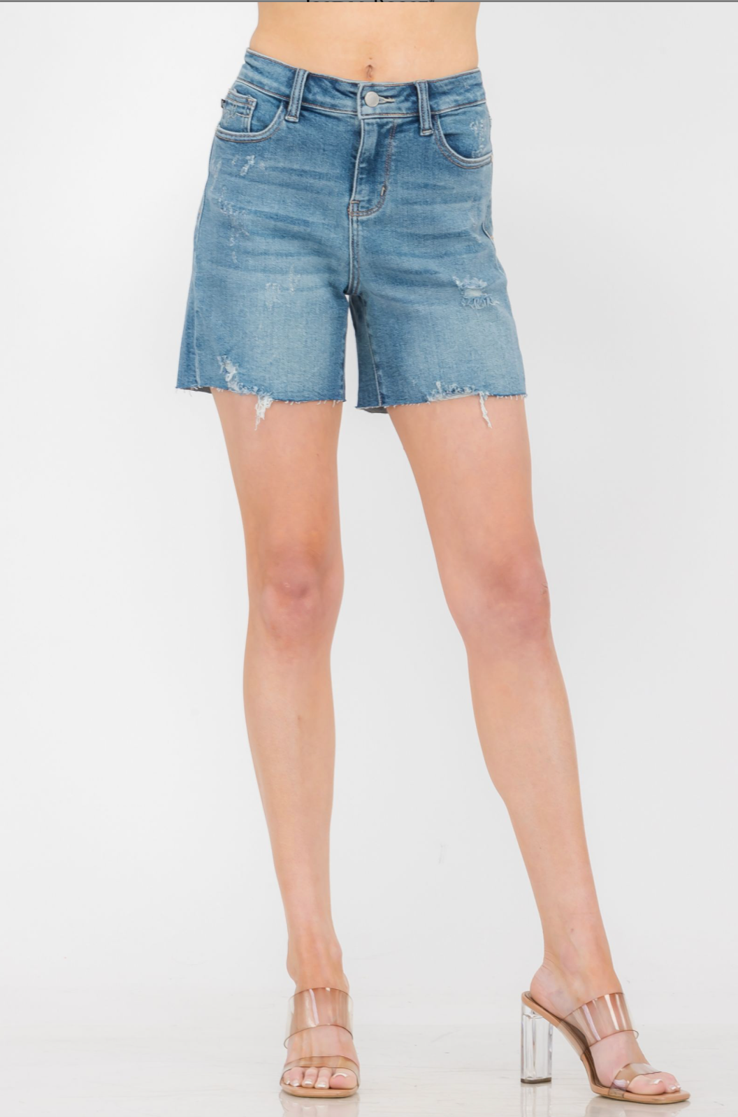 Judy Blue Mid Thigh Length Shorts