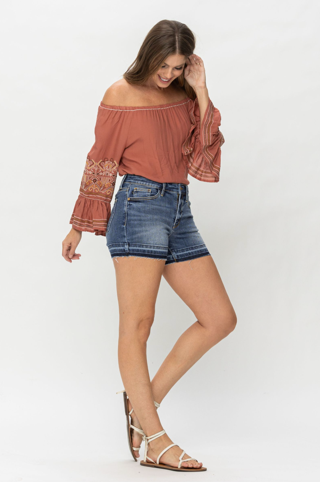 Judy Blue Release Hem Shorts