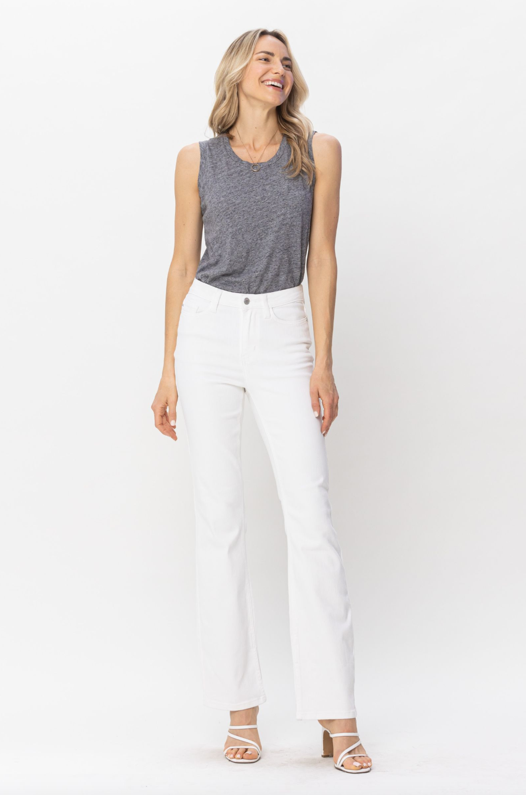 Judy Blue Ecru Bootcut Jeans