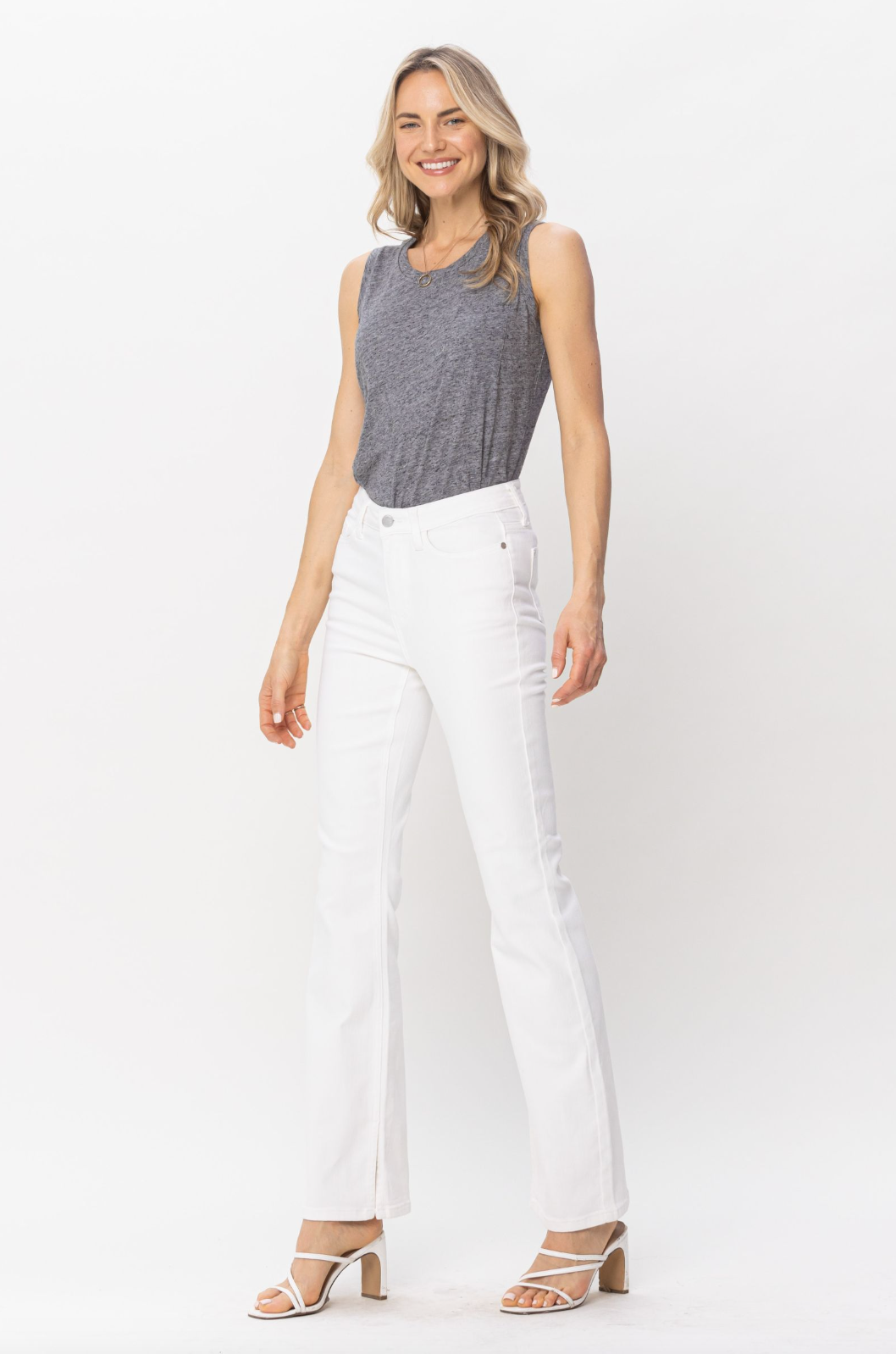 Judy Blue Ecru Bootcut Jeans