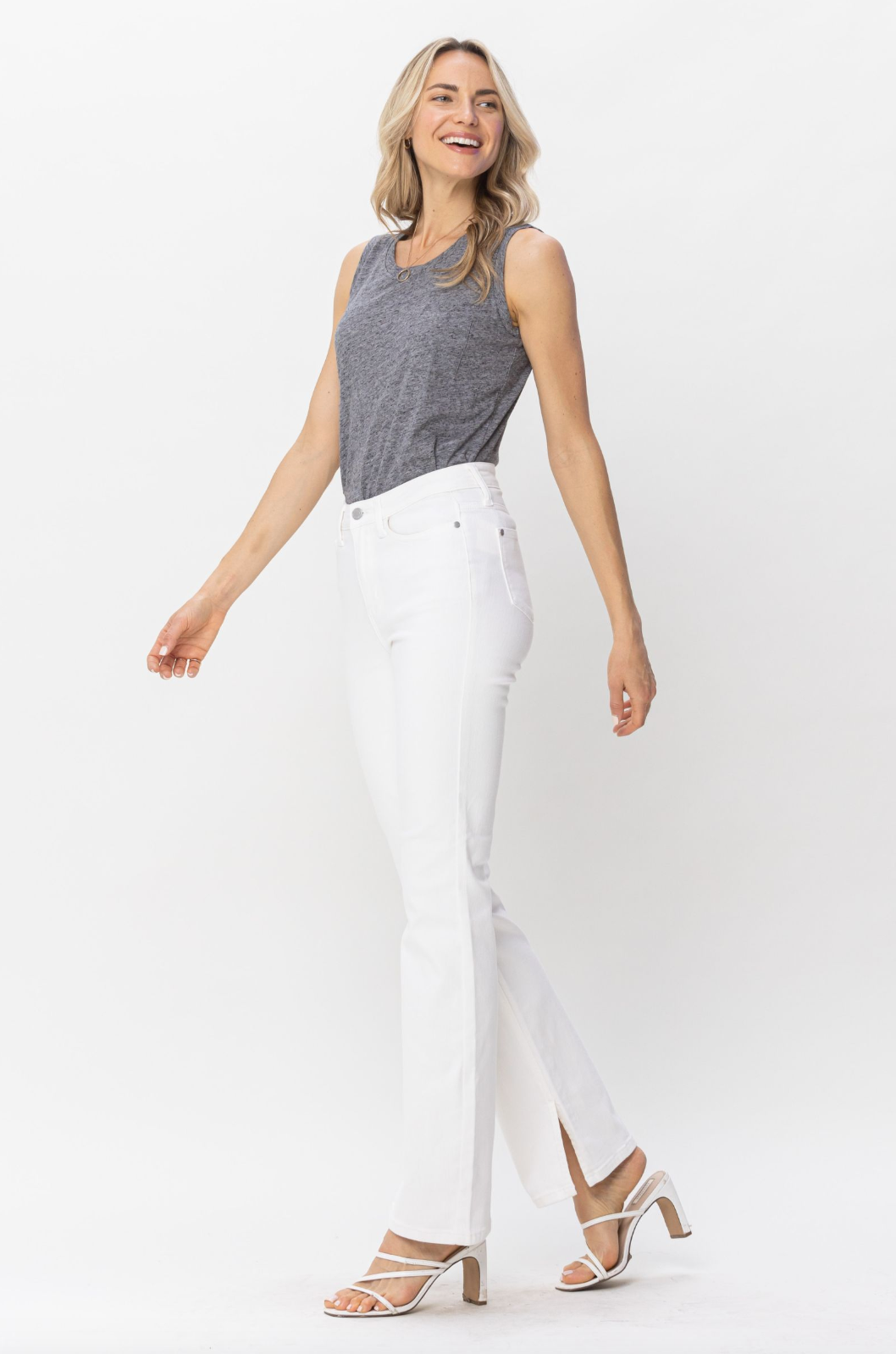Judy Blue Ecru Bootcut Jeans