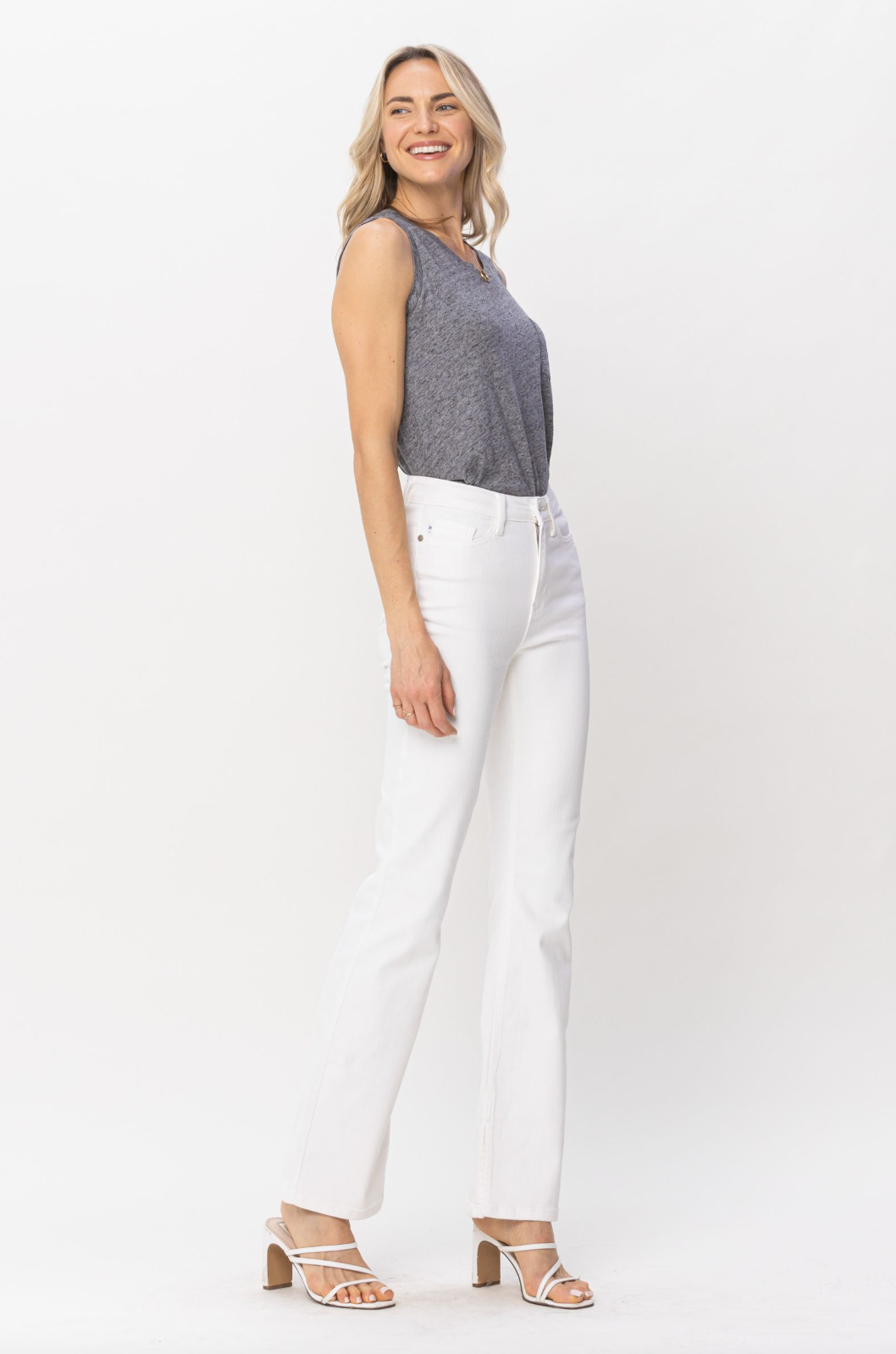 Judy Blue Ecru Bootcut Jeans