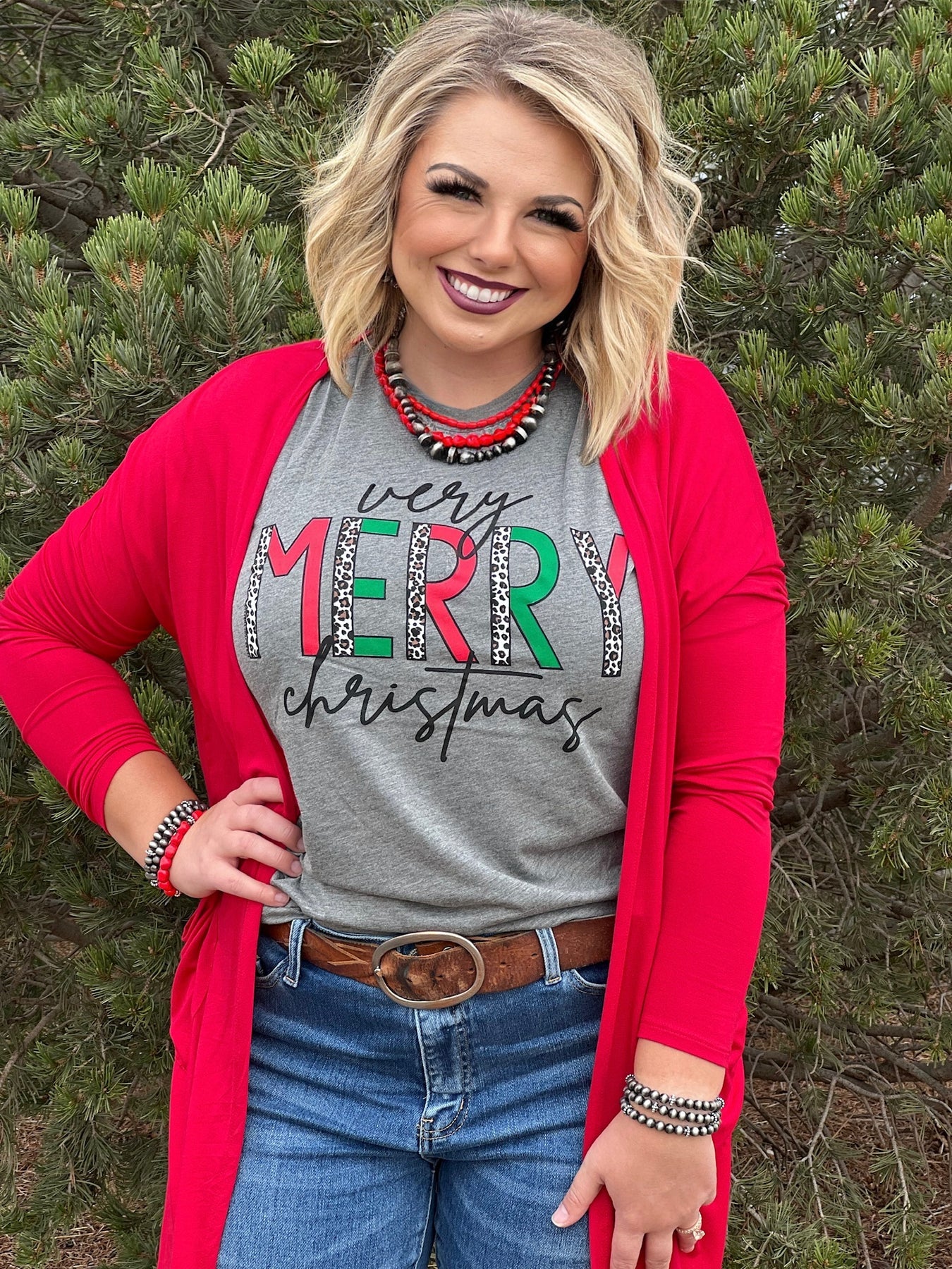 Learn to Love Cardigan - Ruby Red