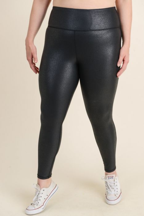 Foiled - Highwaist Scale Print Leggings