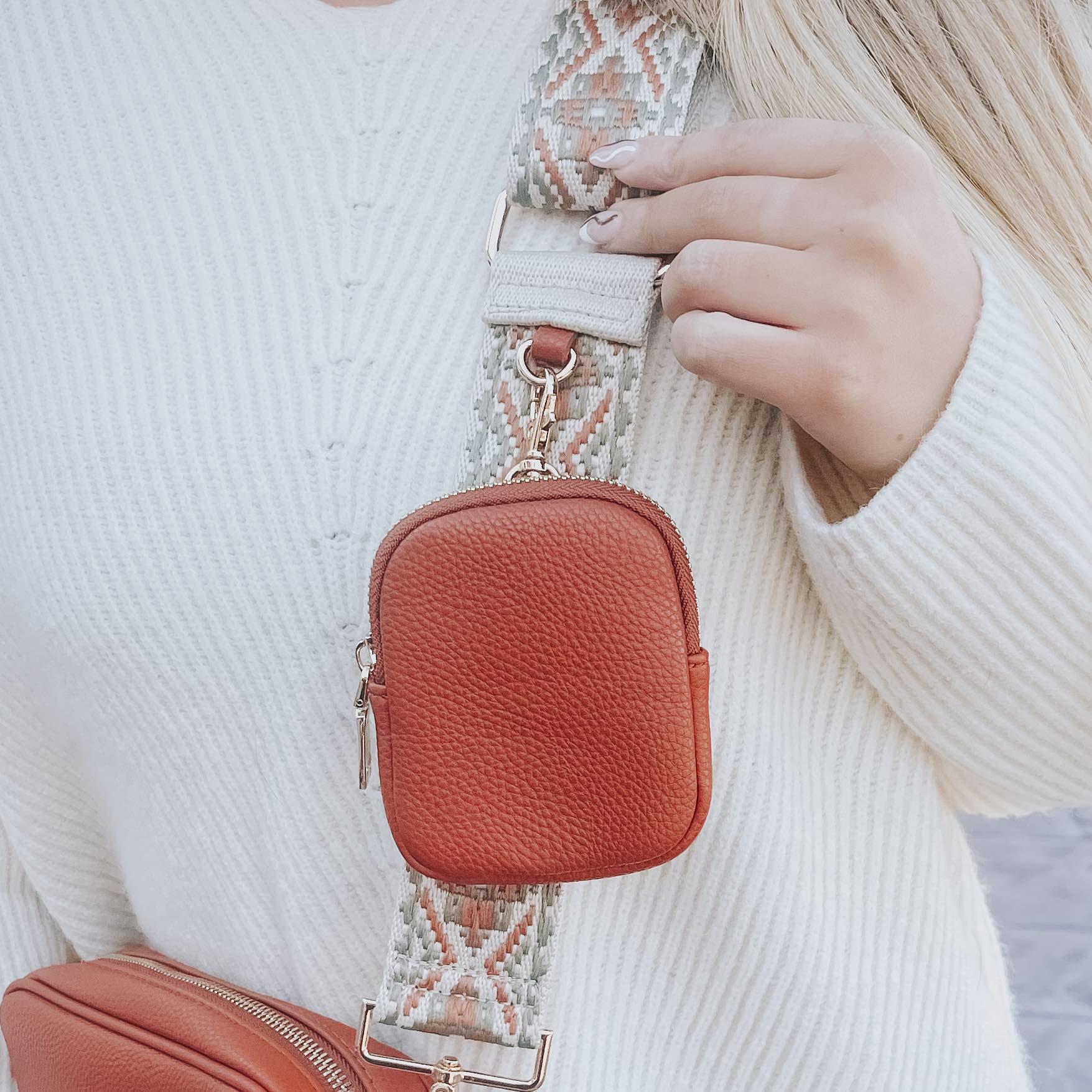 Level Up Pouch Strap - Brown