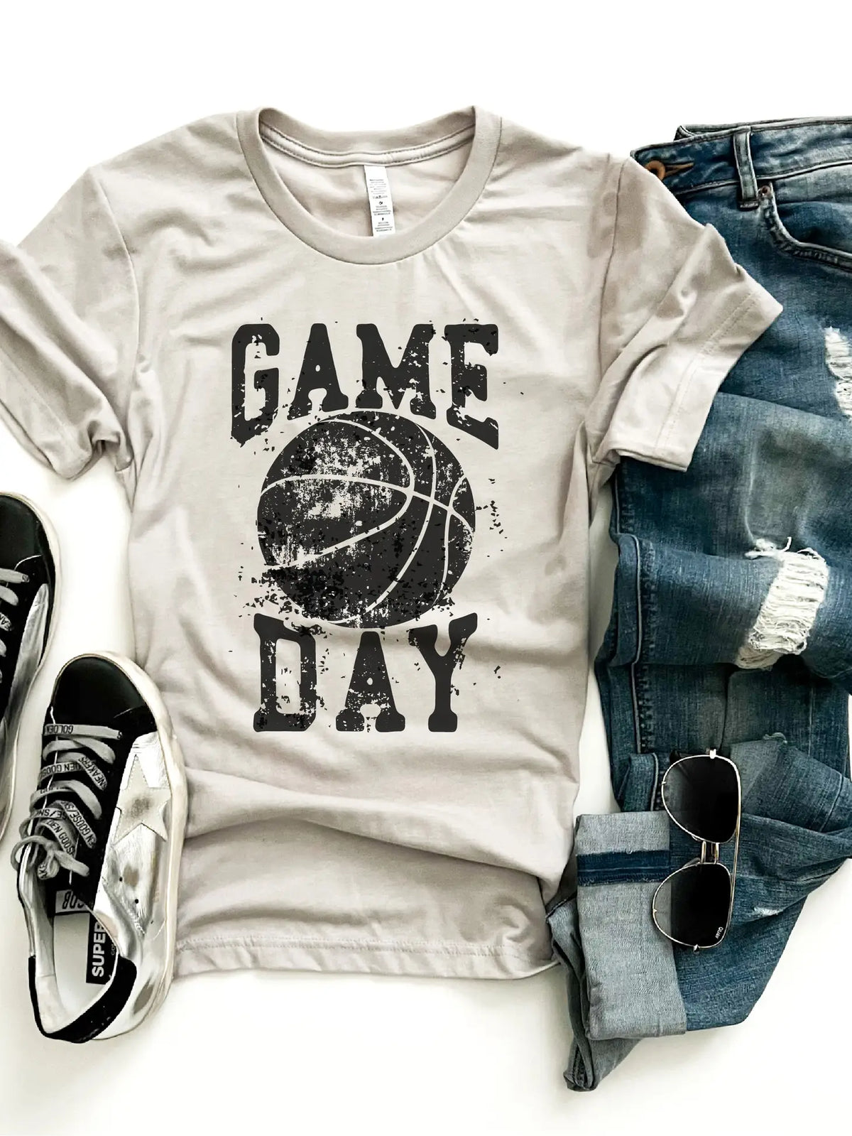 Basketball Game Day Graphic Tee