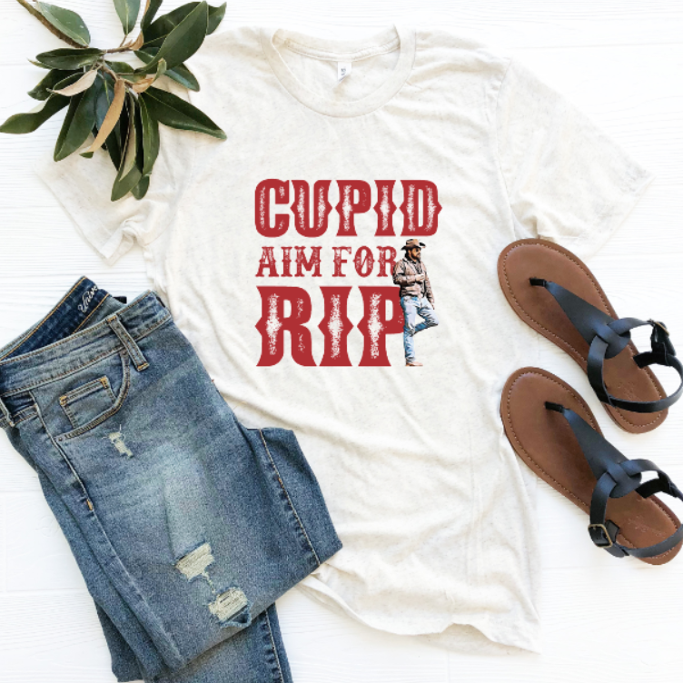 Cupid Aim For Rip Graphic Tee