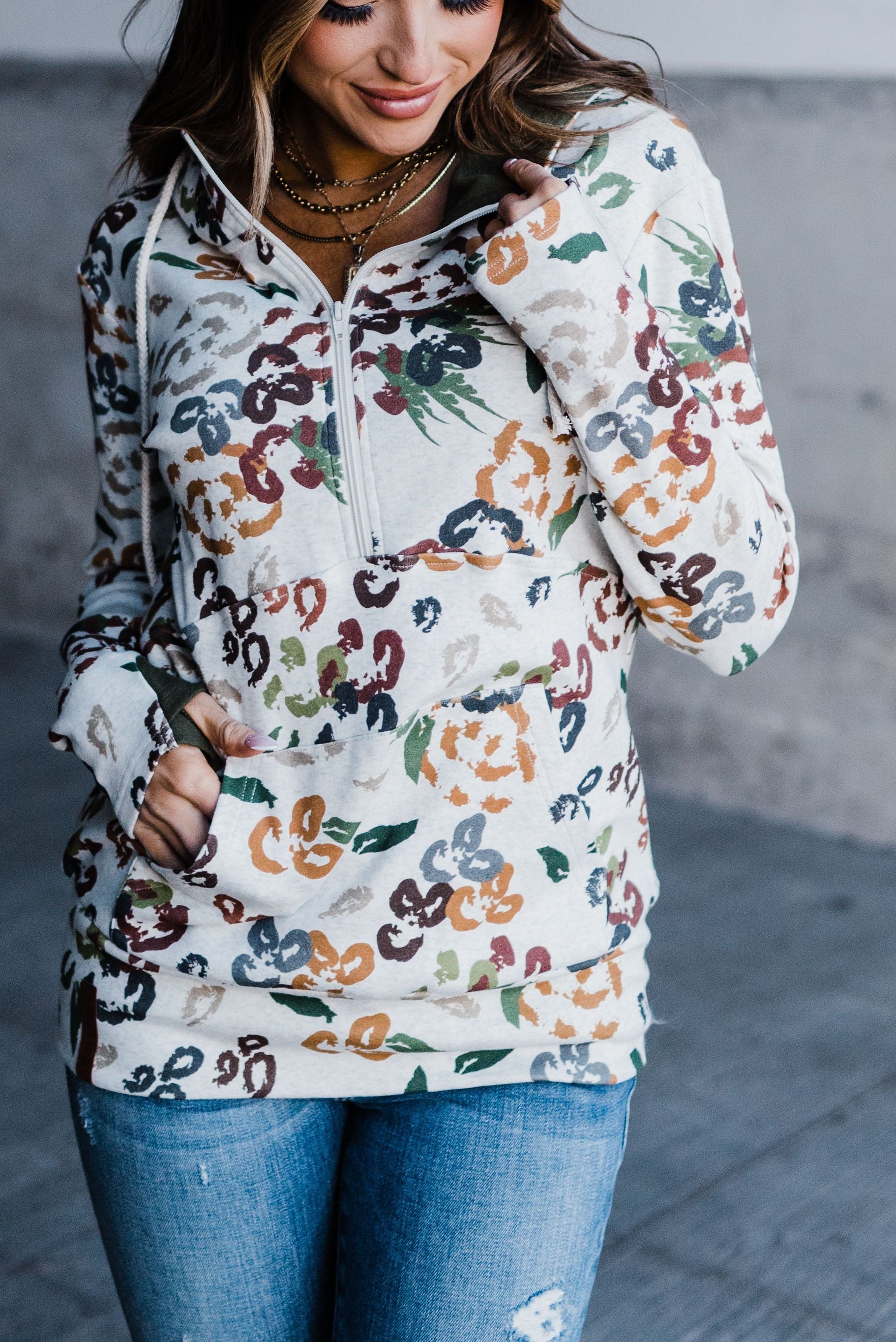 Ampersand Avenue - Halfzip Hoodie Defy Explanation