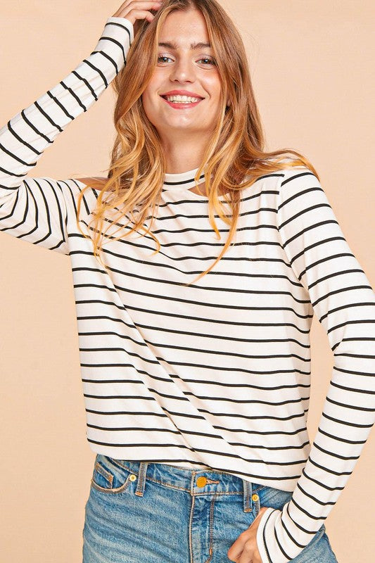Know Who I Am Top - Stripes