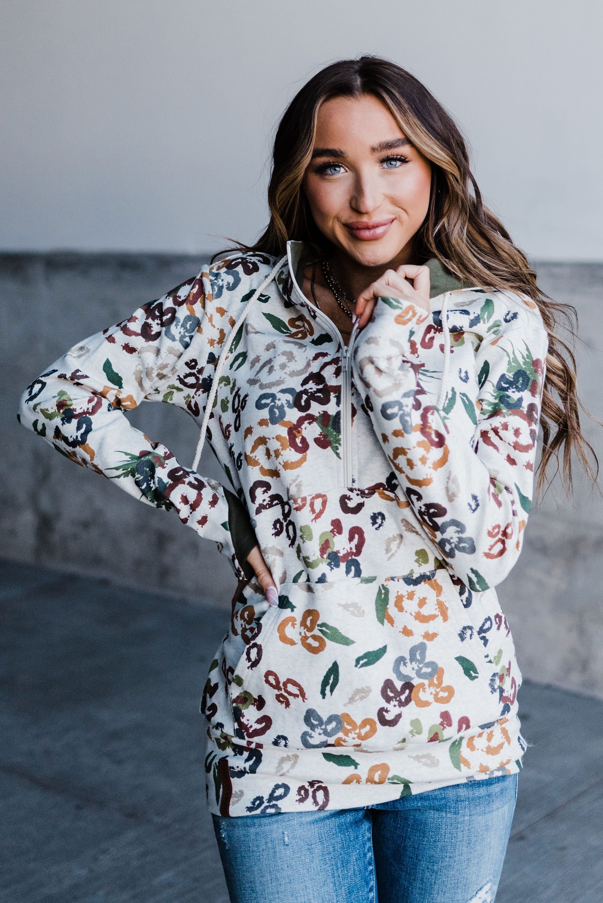 Ampersand Avenue - Halfzip Hoodie Defy Explanation