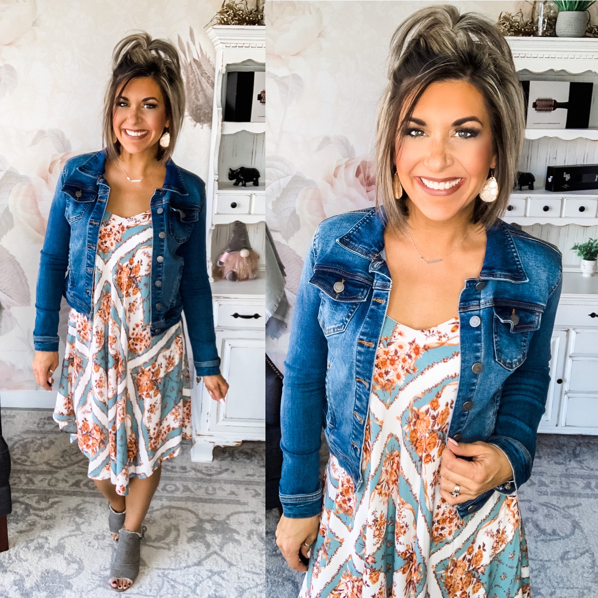 A Lovely Day Dress - Teal