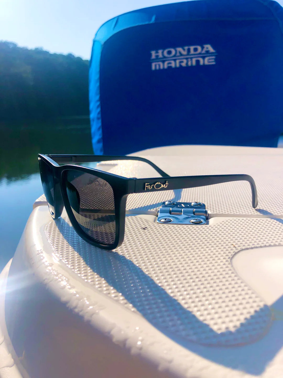 FarOut Sunglasses Polarized Black Flatliners