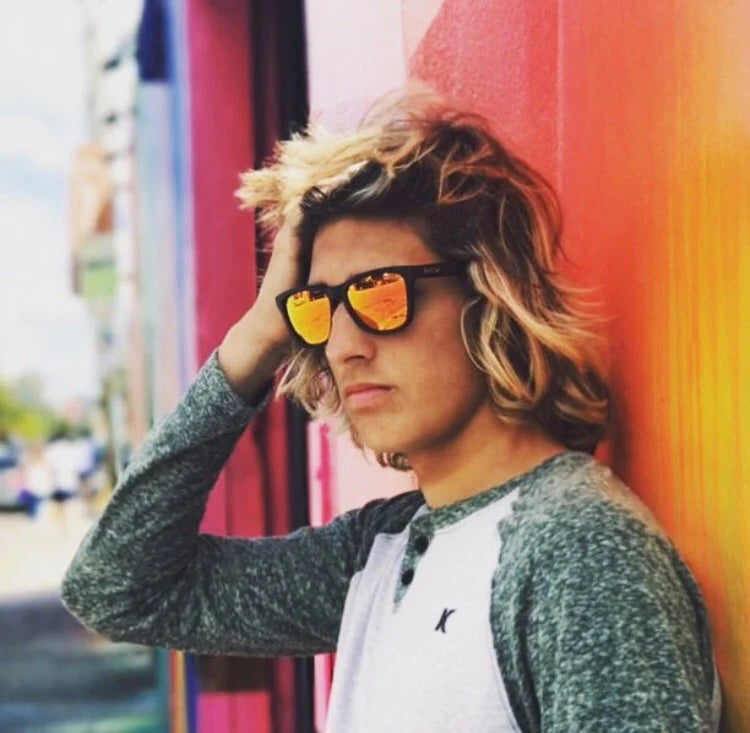 FarOut Sunglasses - Black Premium Orange Lens