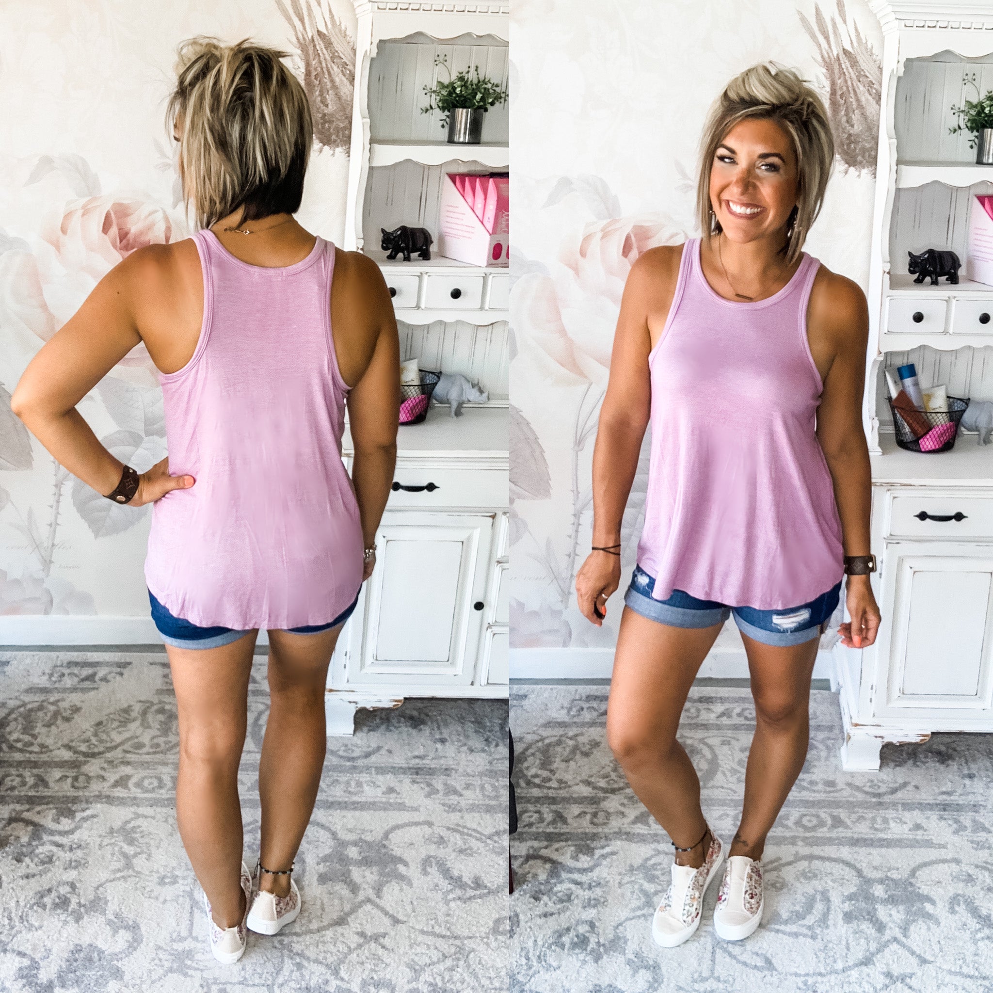 Heaven Sent Tank - Lavender