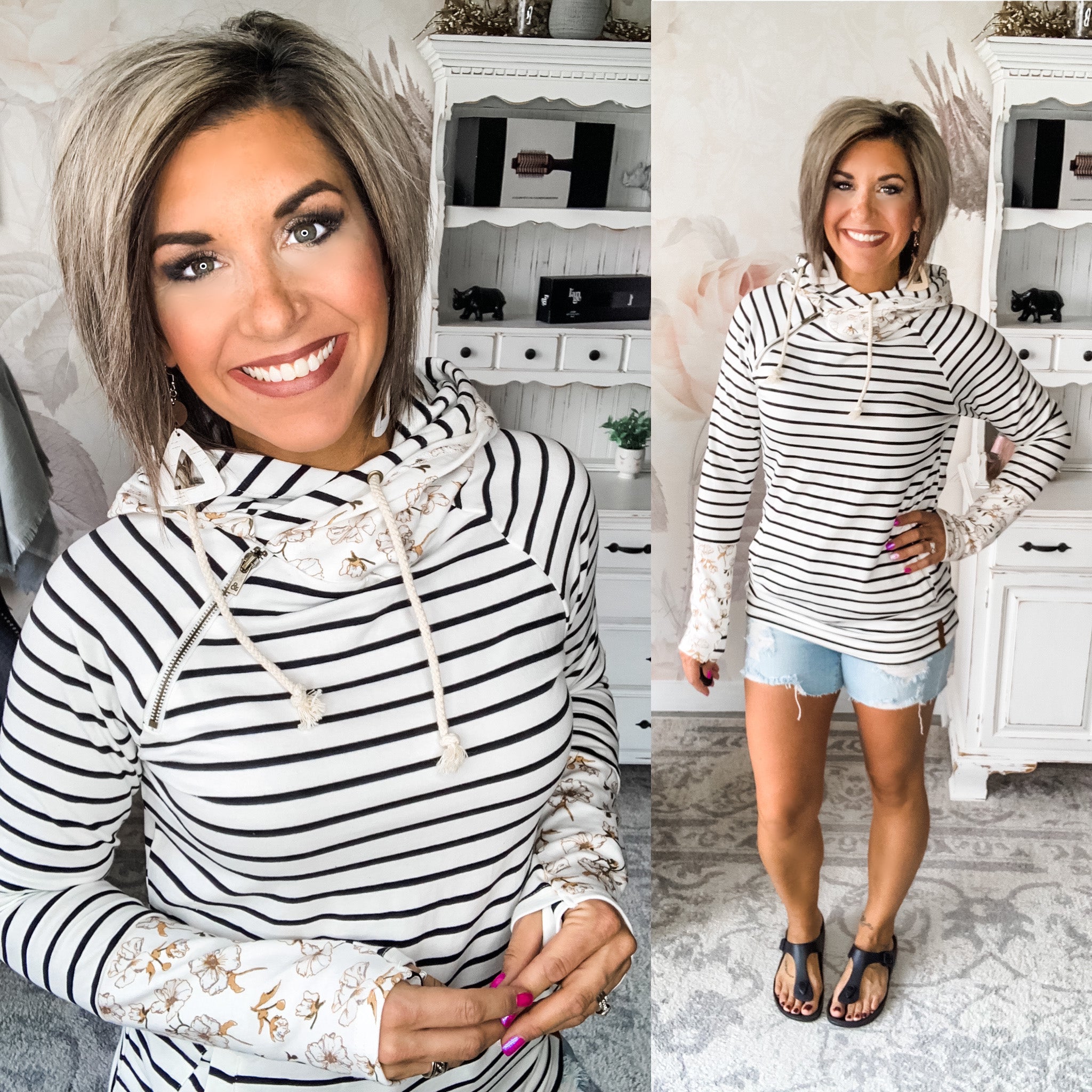 Ampersand Avenue Doublehood™ Sweatshirt - Bare With Me