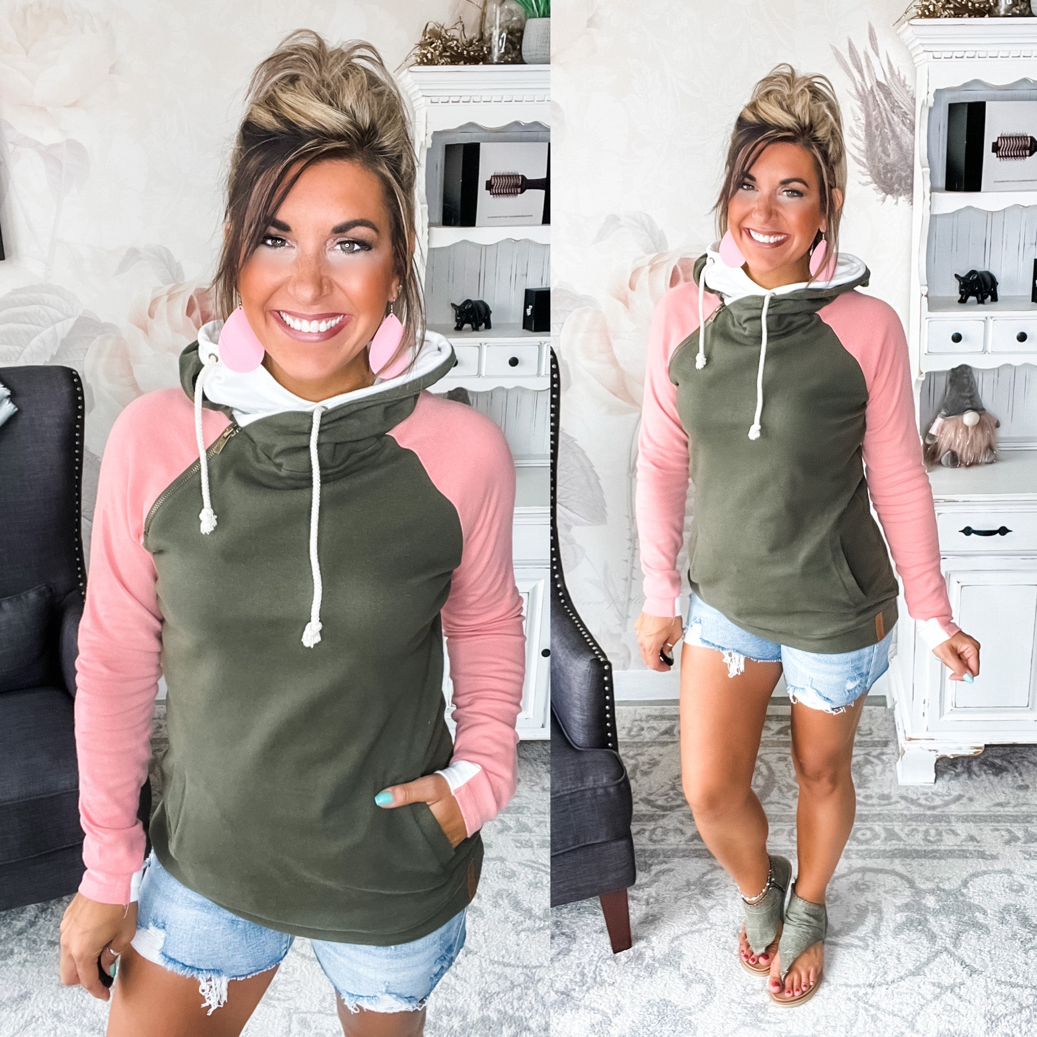 Ampersand Avenue Doublehood™ Sweatshirt - Leaf Me Be