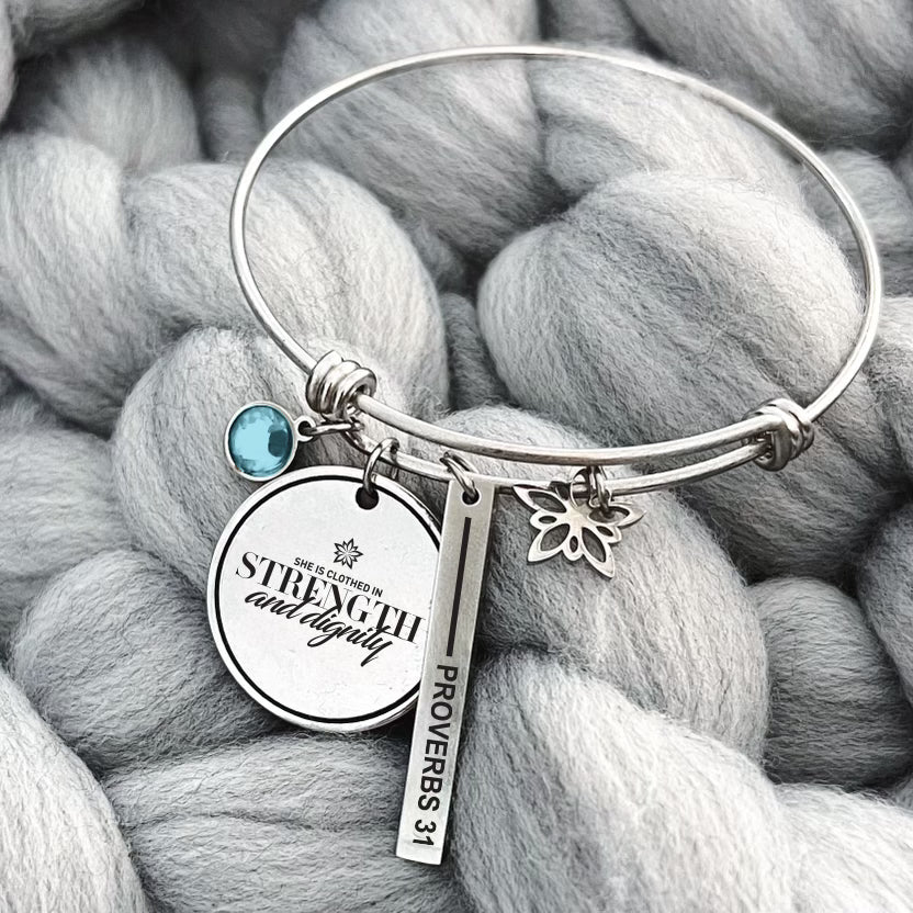 She is clothed in strength and dignity
Proverbs 31