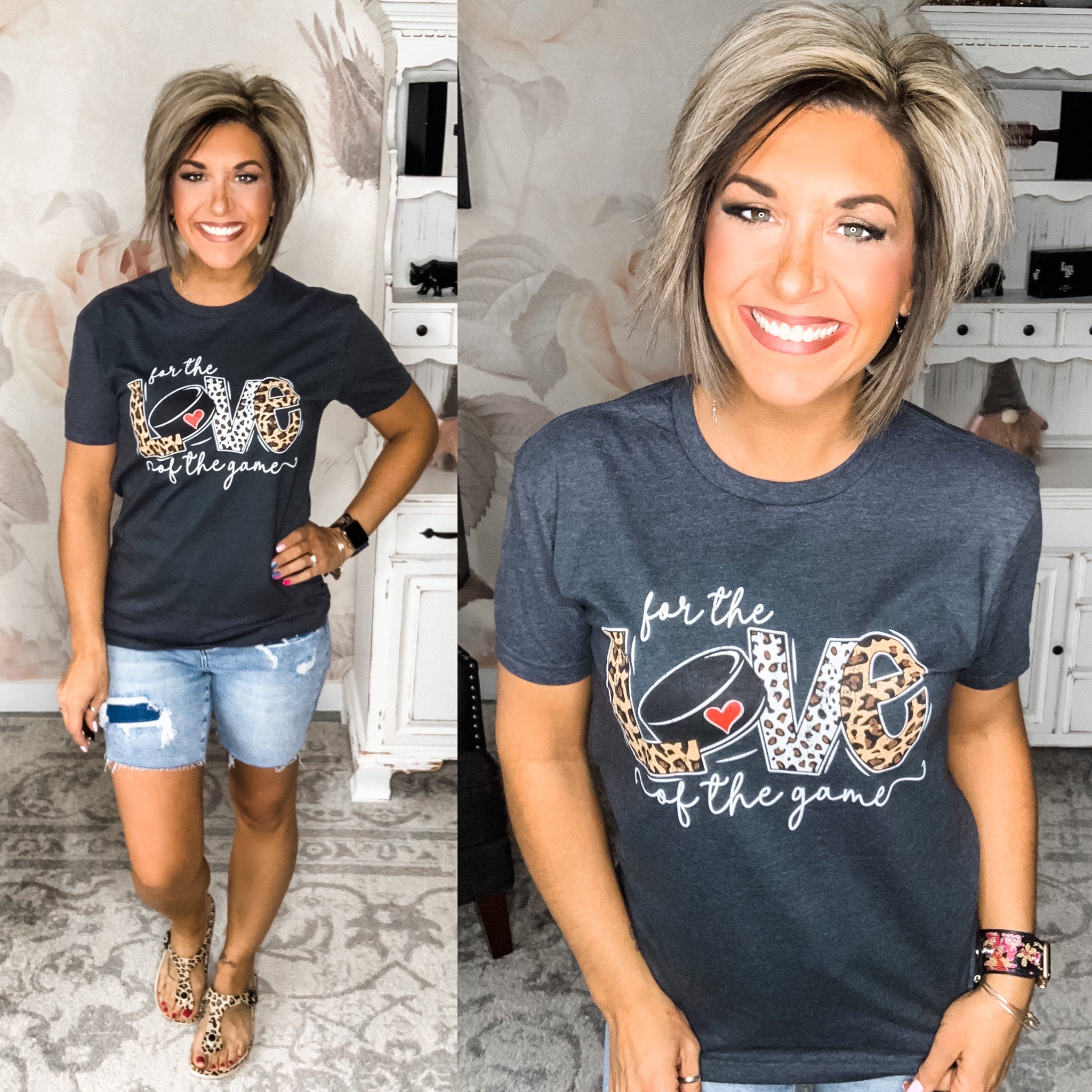 For The Love Of The Game Graphic Tee - Hockey